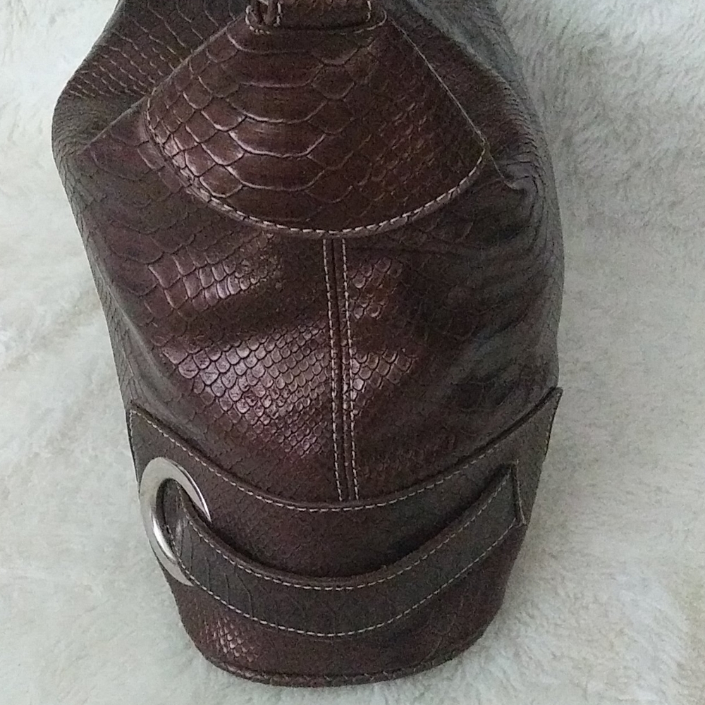 Bronze Snakeskin Purse - Picture 4 of 10